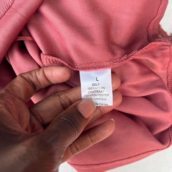 Sophie Rue Lace Overlay Blouse Sleeveless Dusty Rose Pink Feminine Shirt NWT L - Picture 9 of 11